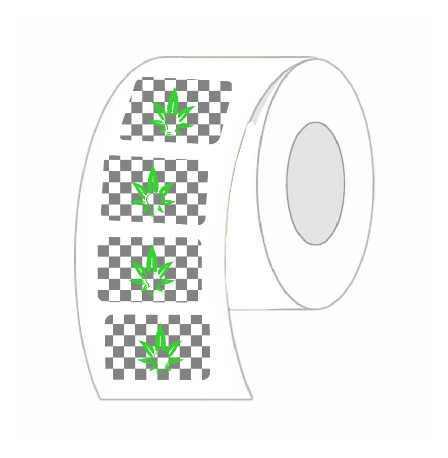 Clear Roll Labels  - 